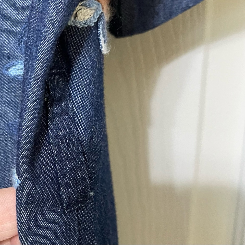 Source Unknown Blue Casual Midi dress - Picture 5 of 9